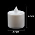 Абажур для светодиодной свечи цвет / Перламутровый серебристо -белый