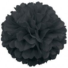 Помпон 15 см. цвет черный
