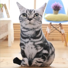 Подушка-кошка 3D "Американская" большая 95 см.
