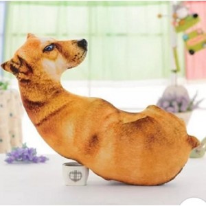 Подушка-собака 3D "Гончая рыжая"50 см.