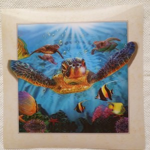 Картина трехмерная " Морская черепаха"