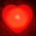 Светодиодная свеча - "Сердце"/ красный корпус,красное свечение