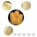 Светодиодная парафиновая свеча оплавленная 18х7.5 см. желтое свечение