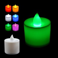 Светодиодная свеча /Зеленое свечение