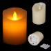 Светодиодная парафиновая свеча 12.5х7.5 см./желтое свечение