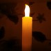 Светодиодная конусная свеча 24 см. /желтое свечение