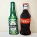 Подушка-бутылка 3D "Coca-Cola" 90 см.