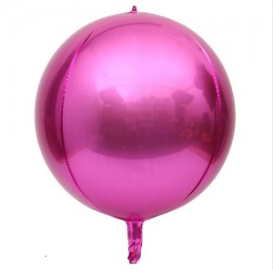 Сферический шар цвет Малиновый (зеркальный) - 40 см