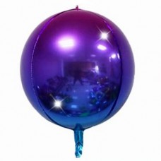 Сферический шар "Хамелион" Малиново-синий" C-4 - 40 см