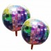 Сферический шар "Диско" разноцветный - 40 см