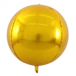 Сферический шар цвет Золото (зеркальный) - 60 см