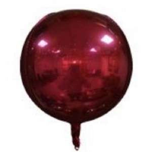 Сферический шар цвет Гранат (зеркальный) - 40 см