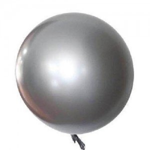 Сферический шар Металлик цвет: Серебро -18"- 45 см.