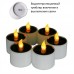 Светодиодная свеча на солнечной батареи 5.8х5.2 см /тепло-белое свечение