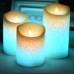 Набор светодиодных парафиновых свечей (резные) изменяющие цвет с ДУ