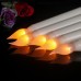 Светодиодная конусная свеча 27.5 см./белый корпус дистанционное  управление