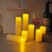 Светодиодная парафиновая свеча  5х20 см./желтое свечение