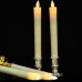 Светодиодная конусная пластиковая свеча 22х2,2 см. Д/У/ тепло-белое свечение