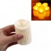 Светодиодная свеча 5х7.5 см 6 шт./ бежевый корпус желтое свечение