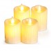 Светодиодная пластиковая свеча 5х9 см./желтое свечение