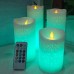 Набор светодиодных парафиновых свечей (резные) изменяющие цвет с ДУ