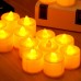  Набор из 24 светодиодных свечей. /желтое свечение имитация пламени