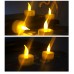 Набор 12 светодиодных свечей с платформой / желтое свечение Д/У