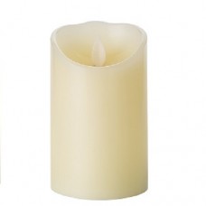 Светодиодная парафиновая свеча 15х7.5 см./желтое свечение