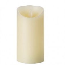Светодиодная парафиновая свеча 20х7.5 см./желтое свечение