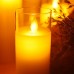 Набор из 5-ти светодиодных свечей движение пламени в стекле цвет/ кристалл