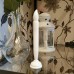 Светодиодная конусная свеча 18 см. с пьедесталом/ желтое свечение