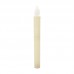 Светодиодная конусная пластиковая свеча 22х2,2 см./тепло-белое свечение