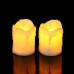 Светодиодная свеча 3.7х5 см. 12 штук/бежевый корпус