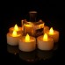 Светодиодная водостойкая свеча 3.6х3.2 см/желтое свечение
