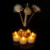 Светодиодная водостойкая свеча 3.6х3.2 см/желтое свечение