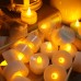 Светодиодная водостойкая свеча 3.6х3.2 см./ тепло-белое свечение