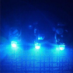 Светодиоды 3D Синее свечение